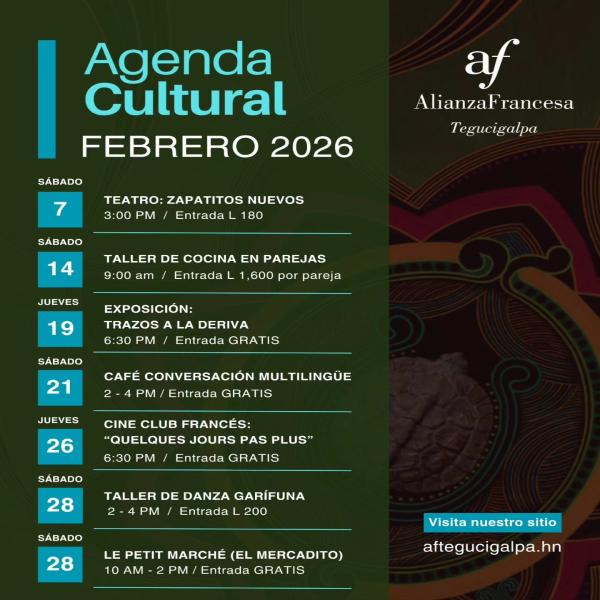 Agenda Cultural – Febrero 2026