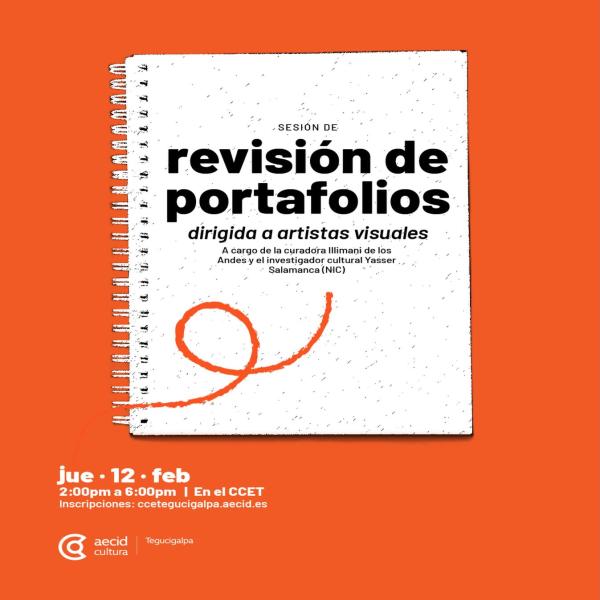 Sesión de revisión de portafolios para artistas visuales