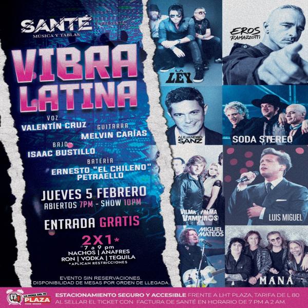 Prepárate para vibrar con lo mejor del pop & rock latino 