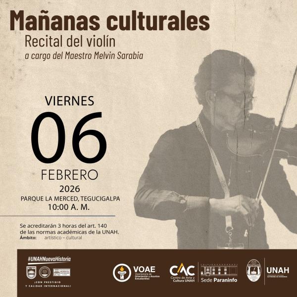 Mañanas Culturales | Recital de violín