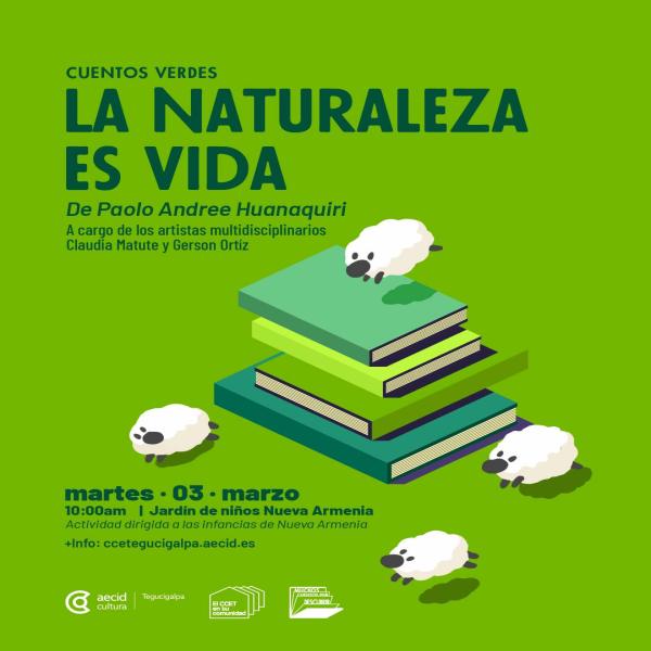 Muchos cuentos por descubrir llega con Cuentos verdes al Jardín de niños Nueva Armenia, con la historia “La Naturaleza es vida” 