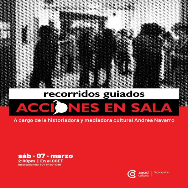 Sumate a Recorridos guiados: Acciones en sala, una experiencia que va más allá de la visita tradicional.