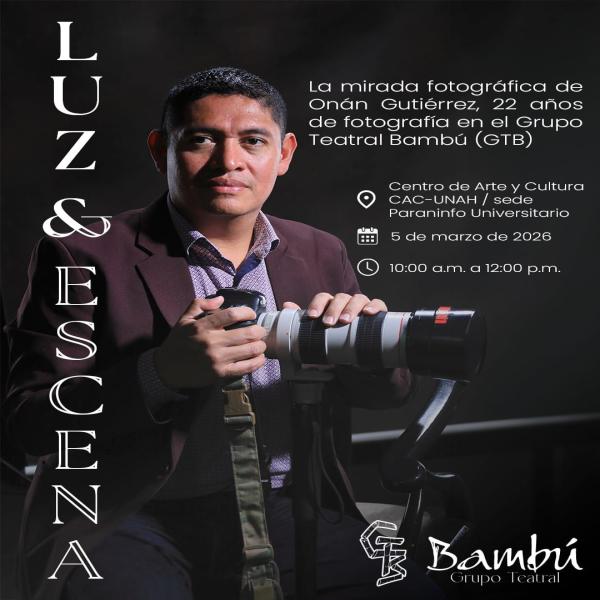 Presentación del libro “Luz y Escena: La mirada fotográfica de Onán Gutiérrez”
