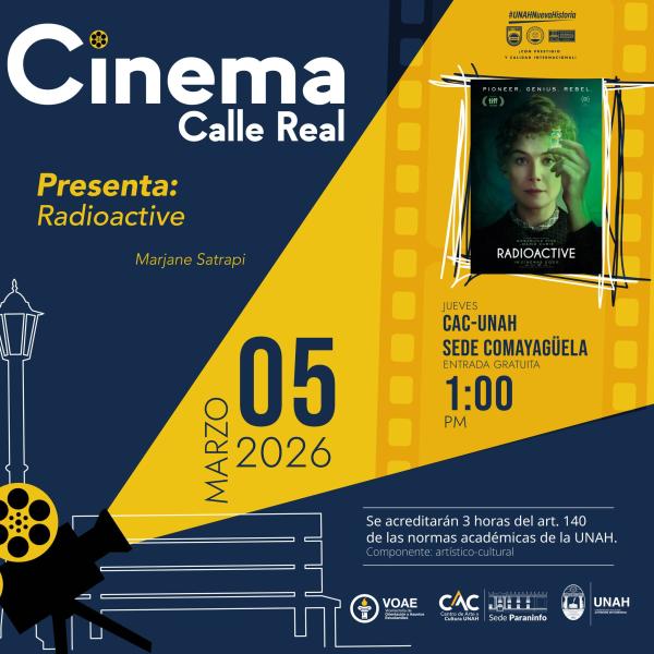  Cinema Calle Real presenta Radioactive (2019), dirigida por Marjane Satrapi
