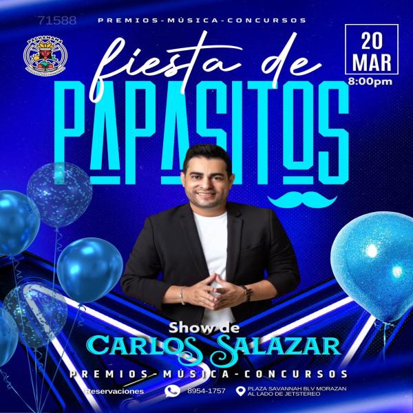 Fiesta para los papasitos junto a Carlos Salazar