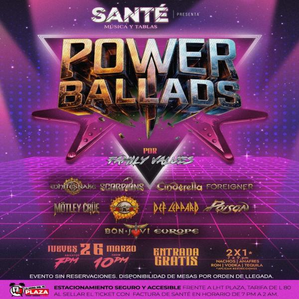 Noche de Power Ballads