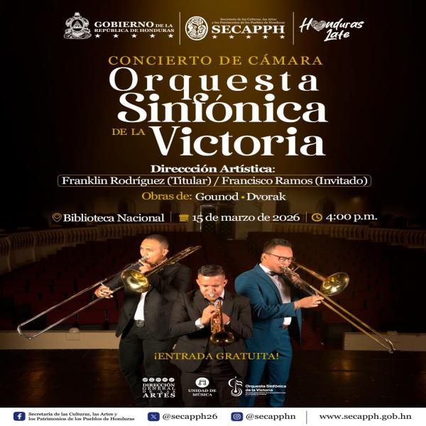 Concierto de Cámara: Orquesta Sinfónica de la Victoria 