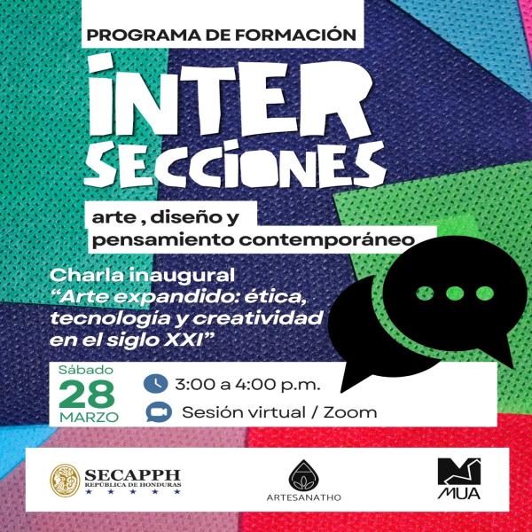 Charla inaugural del programa "INTERSECCIONES: Arte, diseño y pensamiento contemporáneo"