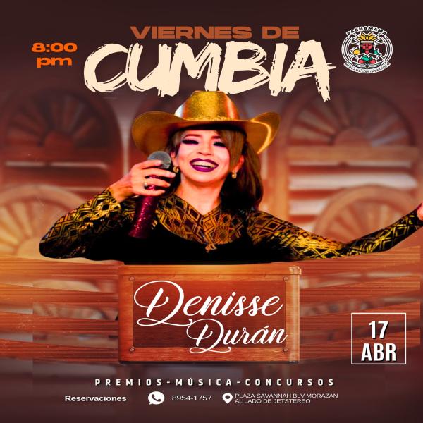 Viernes de cumbia con Denisse Durán 