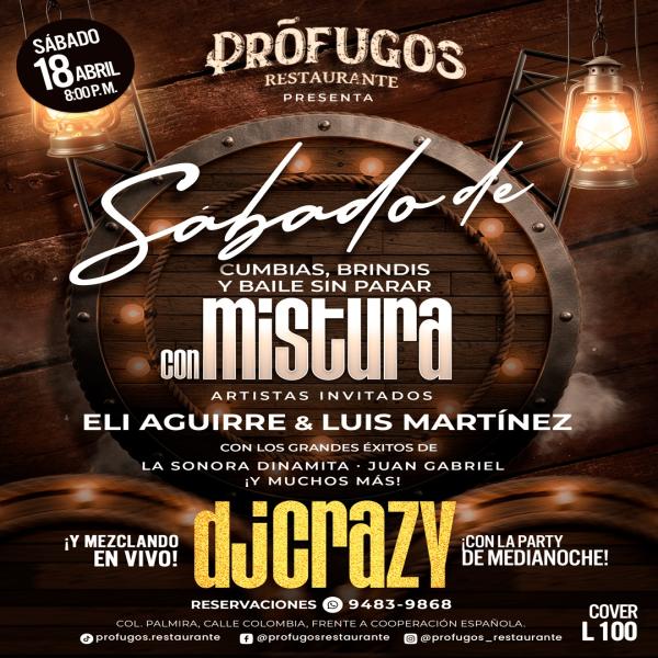 Cumbia, brindis y baile con Mistura 