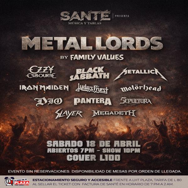 METAL LORDS: Homenaje a Los Titanes que forjaron la historia del metal