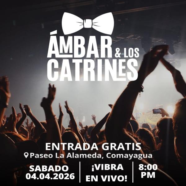 Ámbar y Los Catrines en vivo 
