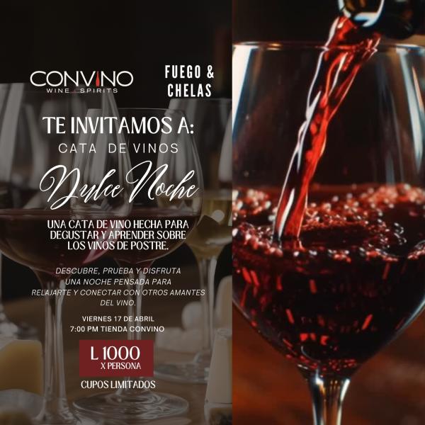 Cata de vinos Dulce Noche 