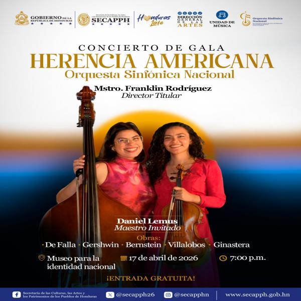 La Orquesta Sinfónica Nacional – Concierto de Gala: Herencia Americana 