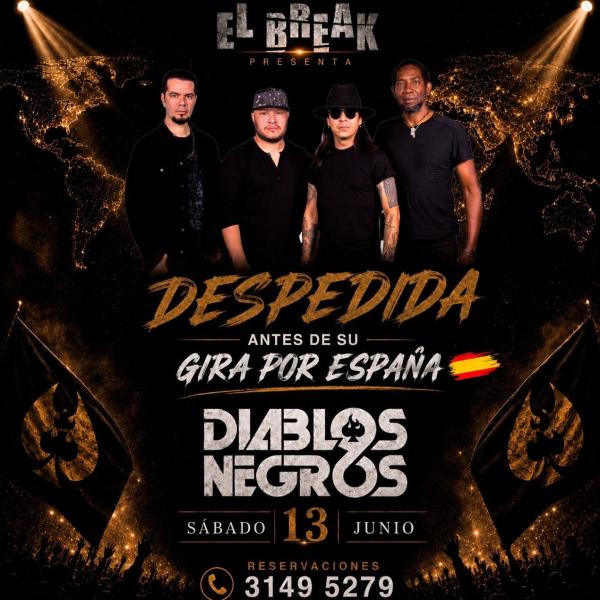Diablos Negros la despedida antes de su gira por España 