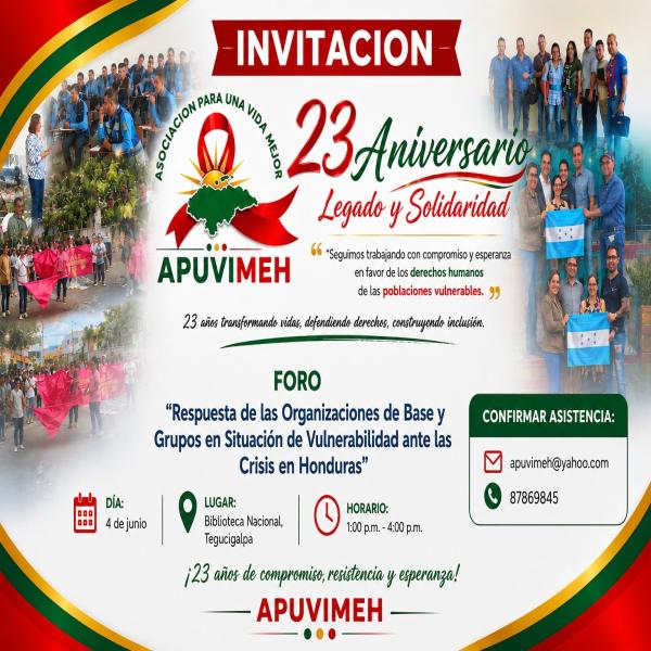 Foro: Respuesta de las organizaciones base y grupos en situación de vulnerabilidad ante la crisis en Honduras 