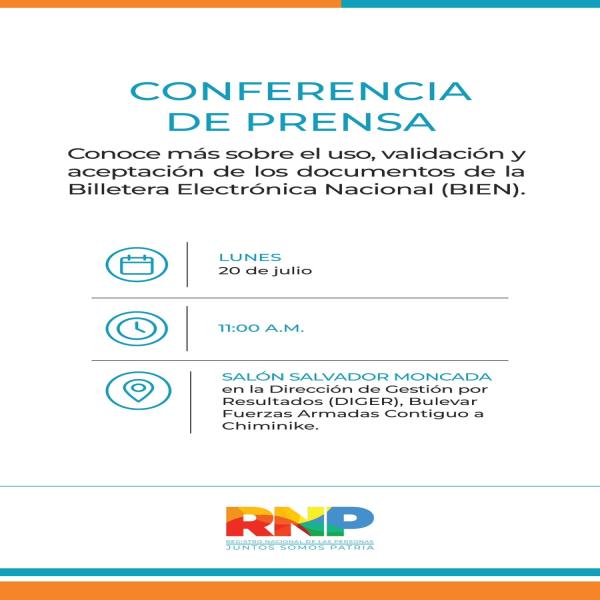 RNP: Uso, la validación y la aceptación de los documentos de la Billetera Electrónica Nacional (BIEN)