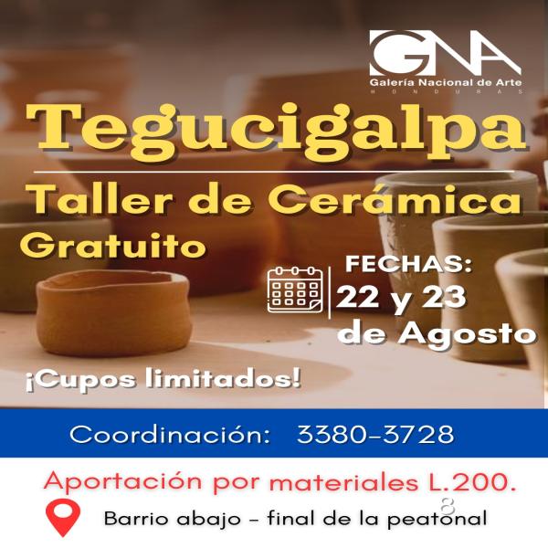 Taller de Cerámica – Gratuito 
