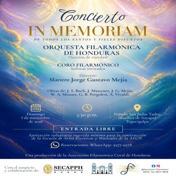 Concierto In Memoriam de todos los santos y fieles difuntos 