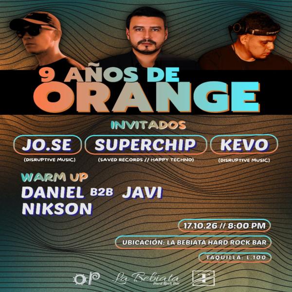9 años de Orange con Jo.Se – Superchip y Kevo 