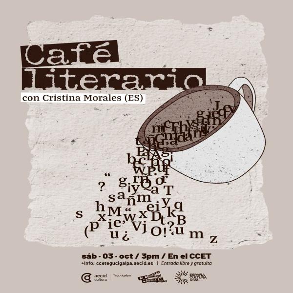 Café Literario: Cristina Morales llega a Lecturas al Centro