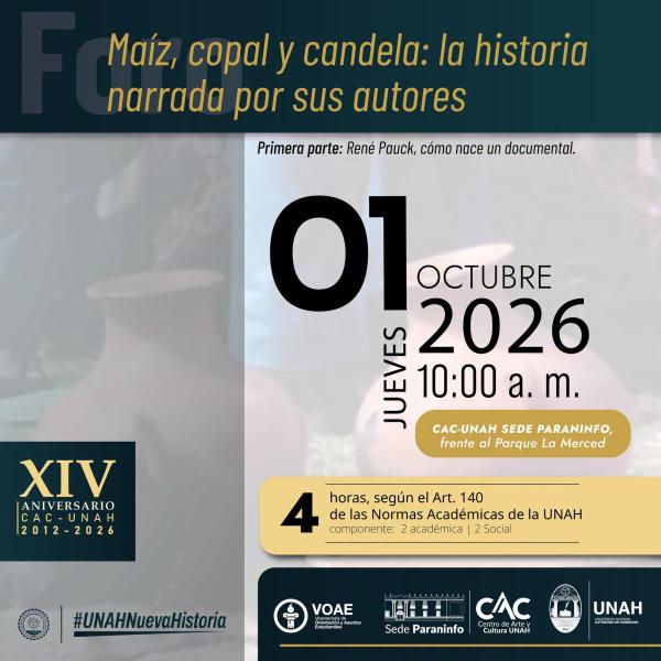 Conversatorio «Maíz, copal y candela: la historia narrada por sus autores»