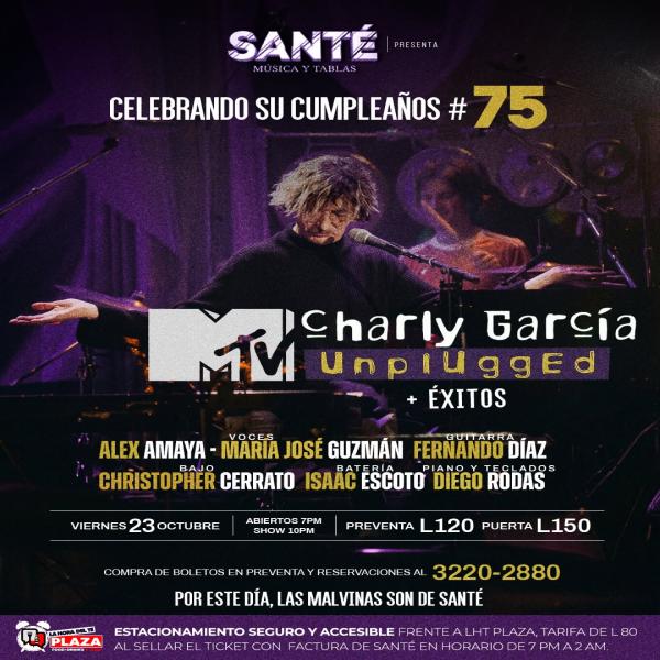 Celebramos el cumpleaños #75 de la leyenda del rock Charly García