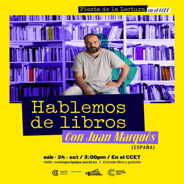 Hablemos de libros con el escritor y crítico español Juan Marqués