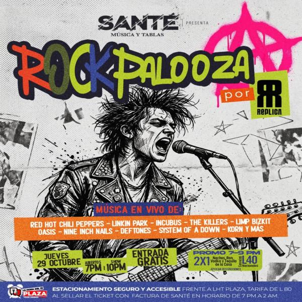 ROCKPALOOZA por Replica 