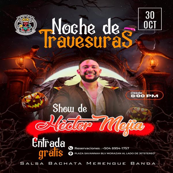 Este Halloween lo celebramos a lo grande con Héctor Mejía