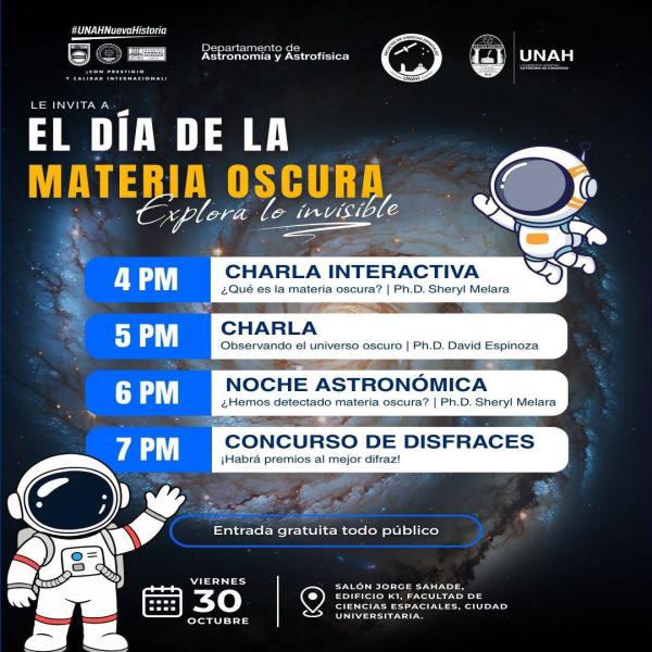 Día de la Materia Oscura, un espacio para descubrir y aprender más sobre uno de los mayores misterios del universo