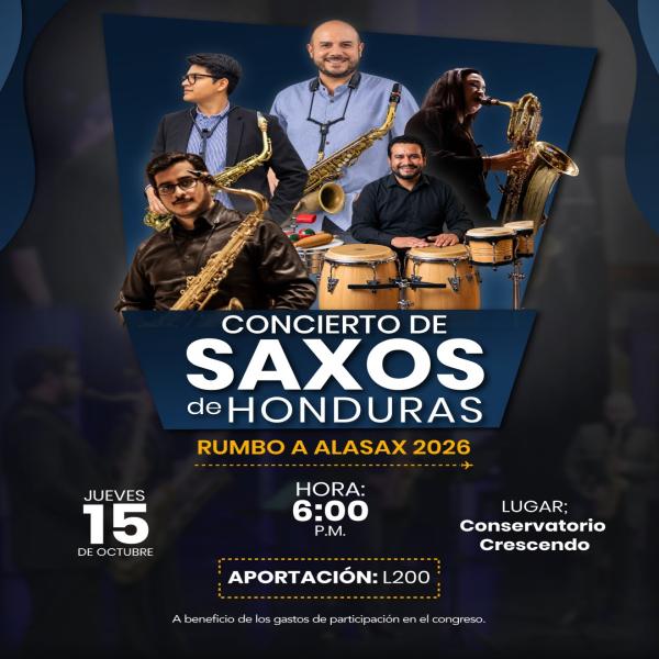 Concierto de Saxos de Honduras 