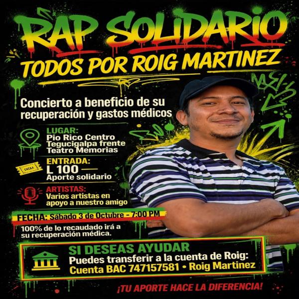 Rap Solidario: todos por Roig Martínez 